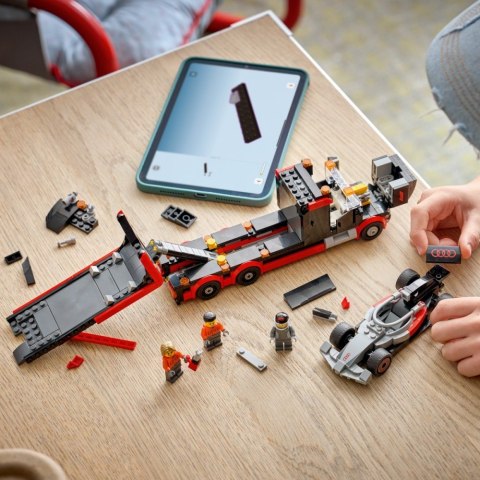 Klocki City 60493 Ciężarówka F1 z bolidem Audi F1 LEGO