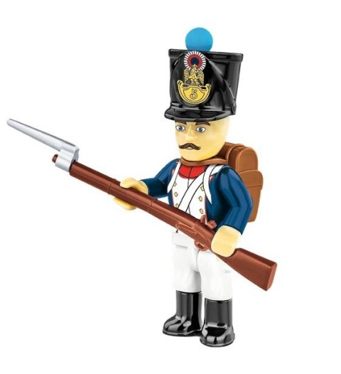 Klocki Francuscy żołnierze 41 elementów Cobi Klocki