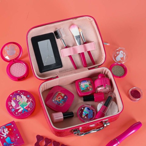 Kuferek zestaw kosmetyków do makijażu i paznokci makeup dla dzieci 22 elementy Kik Sp. z o. o. Sp. k.