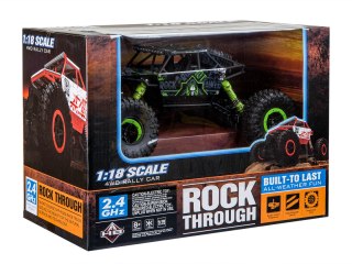 Samochód zdalnie sterowany na pilota RC Rock Crawler HB 2,4GHz 1:18 zielony Kik Sp. z o. o. Sp. k.
