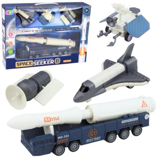 Zestaw Kosmiczny Rakieta Wahadłowiec Satelita Pojazd Transportowy
