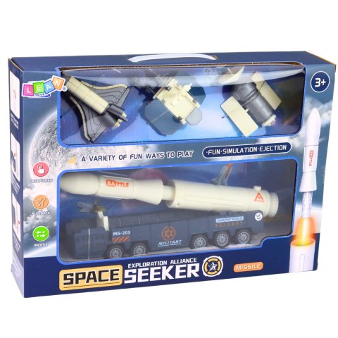 Zestaw Kosmiczny Rakieta Wahadłowiec Satelita Pojazd Transportowy