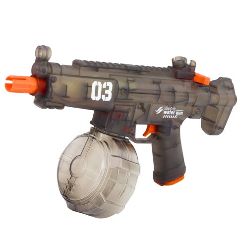 Elektryczny Karabin Pistolet Na Wodę Automatyczny Czarny Zasięg 8-9m 450 ml LEAN Toys