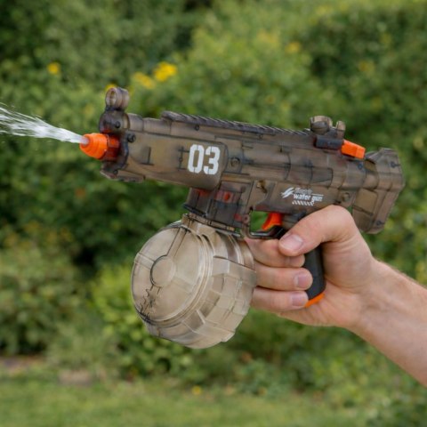 Elektryczny Karabin Pistolet Na Wodę Automatyczny Czarny Zasięg 8-9m 450 ml LEAN Toys