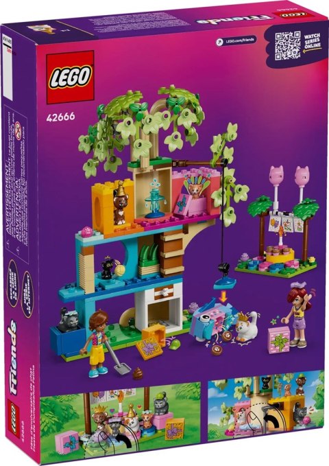 LEGO Friends 42666 Kocie przyjęcie urodzinowe i domek na drzewie