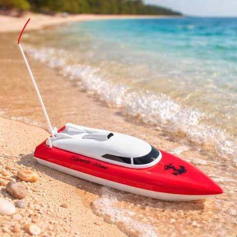 Łódź zdalnie sterowana na pilota RC 4CH mini CP802 czerwona Kik Sp. z o. o. Sp. k.