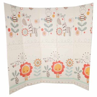 Mata edukacyjna piankowa dwustronna składana 180x200cm zwierzęta wzór Kik Sp. z o. o. Sp. k.