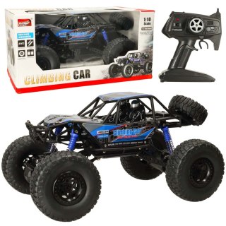 Samochód zdalnie sterowany na pilota RC Crawler Climbing Car 1:10 4WD 48cm niebieski Kik Sp. z o. o. Sp. k.