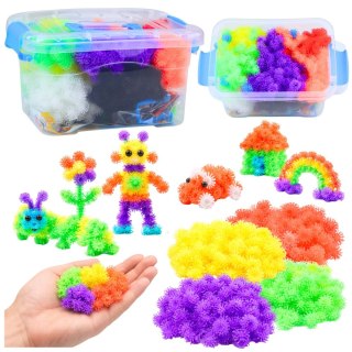 Zestaw Kreatywny DIY Klocki Rzepy Konstrukcyjne Edukacyjne 836 el.