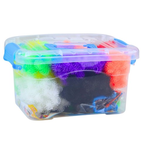 Zestaw Kreatywny DIY Klocki Rzepy Konstrukcyjne Edukacyjne 836 el.