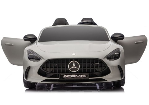 Auto Na Akumulator Mercedes GT63 AMG DKGT63 24V LCD Lakierowany Jasno Szary