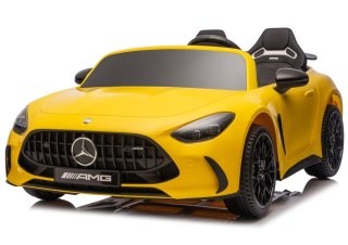 Auto Na Akumulator Mercedes GT63 AMG DK-GT63 24V LCD Żółty