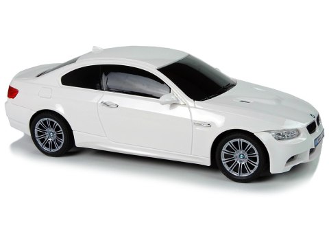 Auto Zdalnie Sterowane BMW M3 Białe Pilot Kierownica 1:18 Dźwięk Światła LEAN Toys
