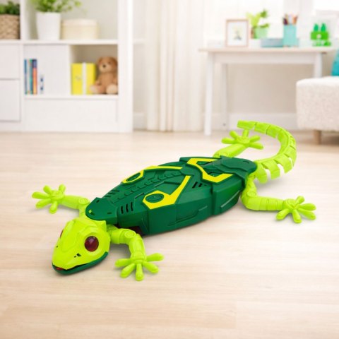 Gekon Zdalnie Sterowany RC Jaszczurka Chodzi Po Ścianie 360° Zielona LEAN Toys