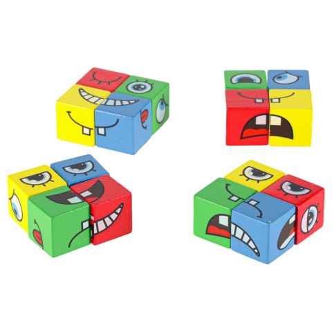 Klocki kreatywne montessori wyzwania zmieniające twarz emocje Kik Sp. z o. o. Sp. k.