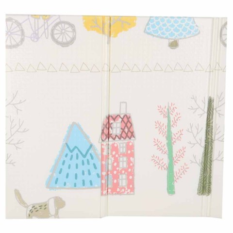 Mata edukacyjna piankowa dwustronna składana 150x200cm drzewa misie Kik Sp. z o. o. Sp. k.