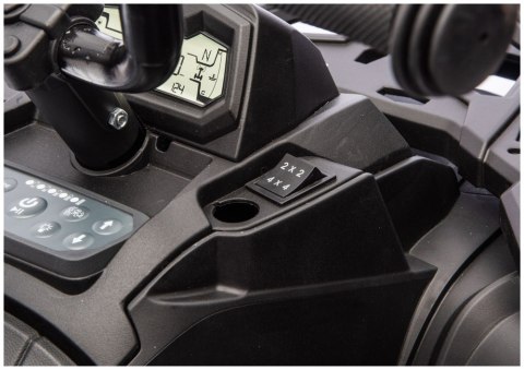 Quad Na Akumulator ATV 6 Kół Z Przyczepką JC606 24V 4x4 Czerwony