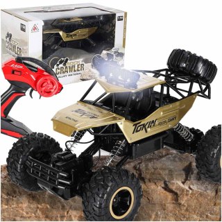 Samochód zdalnie sterowany na pilota RC Rock Crawler 1:12 4WD METAL złoty Kik Sp. z o. o. Sp. k.