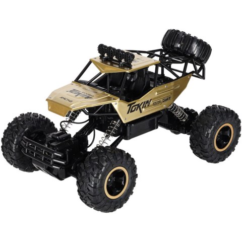 Samochód zdalnie sterowany na pilota RC Rock Crawler 1:12 4WD METAL złoty Kik Sp. z o. o. Sp. k.