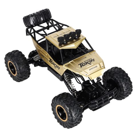 Samochód zdalnie sterowany na pilota RC Rock Crawler 1:12 4WD METAL złoty Kik Sp. z o. o. Sp. k.