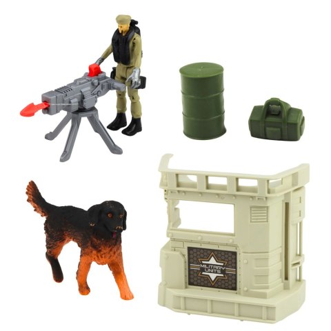 Zestaw Militarny Wojskowy Helikopter Czołg Poduszkowiec Żołnierz Baza LEAN Toys