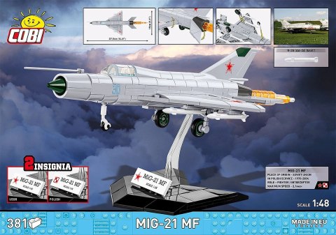 Klocki Mig-21 MF 381 klocków Cobi Klocki