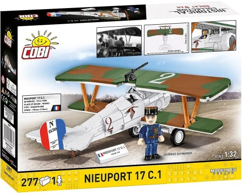 Klocki Nieuport 17 C.1 277 klocków Cobi Klocki