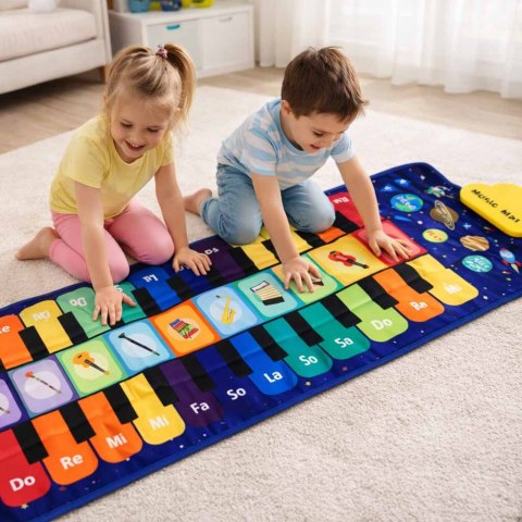 Mata do tańczenia dla dzieci interaktywna muzyczna 8 instrumentów 10 melodii Kik Sp. z o. o. Sp. k.