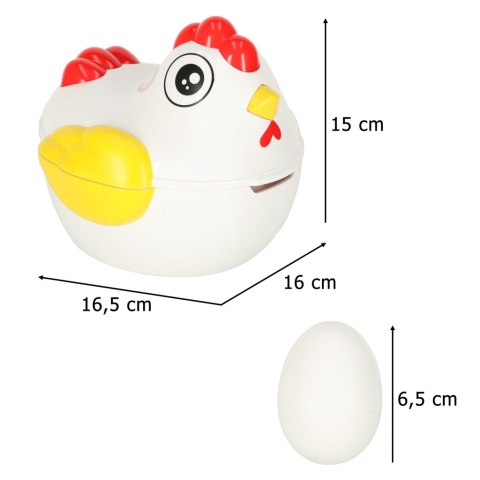 Układanka edukacyjna dopasuj kształty jajka 12 szt. kura Kik Sp. z o. o. Sp. k.