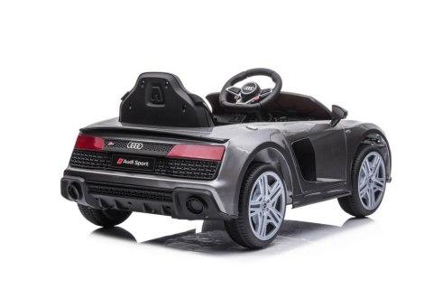 Auto Na Akumulator Audi R8 Lift A300 Światła LED Pilot Srebrne