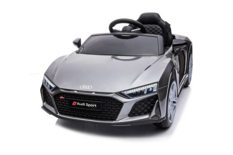 Auto Na Akumulator Audi R8 Lift A300 Światła LED Pilot Srebrne