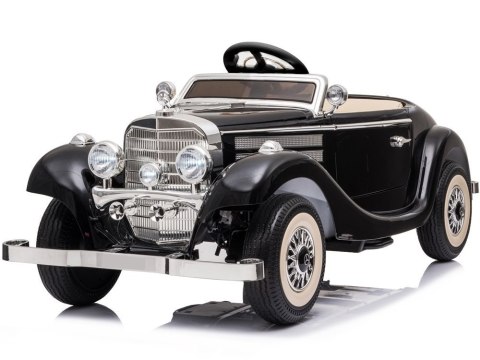 Auto Na Akumulator Mercedes 540K Klasyk Premium Światła LED MP3 Czarny