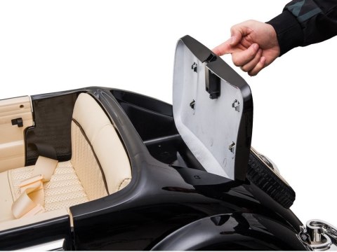 Auto Na Akumulator Mercedes 540K Klasyk Premium Światła LED MP3 Czarny