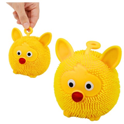 Gniotek Sensoryczny Do Odbijania Ściskania Zwierzątko Światło LED Mix Kolor LEAN TOYS