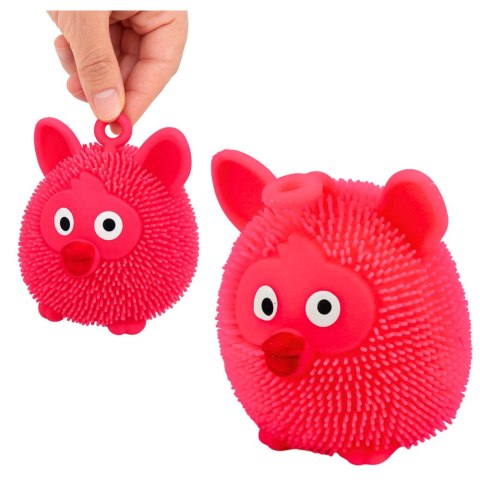 Gniotek Sensoryczny Do Odbijania Ściskania Zwierzątko Światło LED Mix Kolor LEAN TOYS