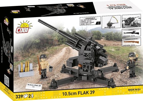 Klocki 10,5 cm Flak 39 339 klocków Cobi Klocki
