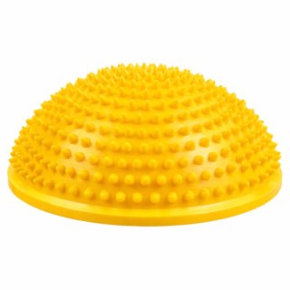 Półkula Sensoryczna Do Masażu Ćwiczeń Równowagi Żółta 16 cm