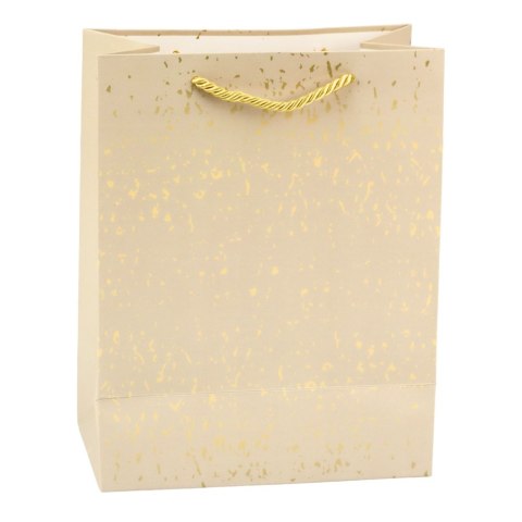 Torba Prezentowa Złote Zdobienia Elegancka 23 x 18 x10cm LEAN Toys