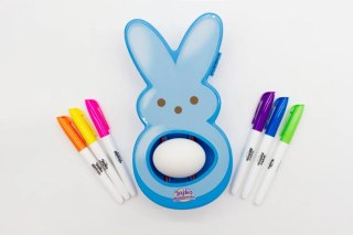 Zestaw kreatywny Jajko Malowanko Królik do malowania jajek niebieskie