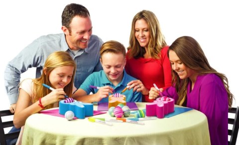 Zestaw kreatywny Jajko Malowanko Królik do malowania jajek różowy