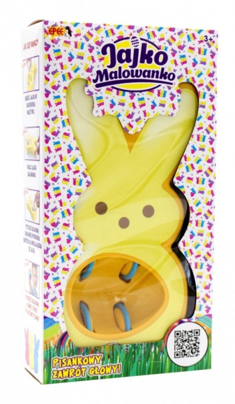 Zestaw kreatywny Jajko Malowanko Królik do malowania jajek żółty