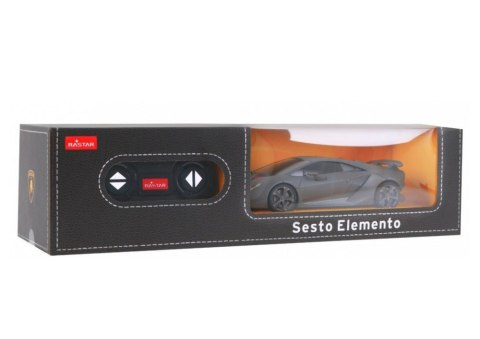 Auto Sportowe RC Zdalnie Sterowane Lamborghini Sesto Elemento Szare 1:24