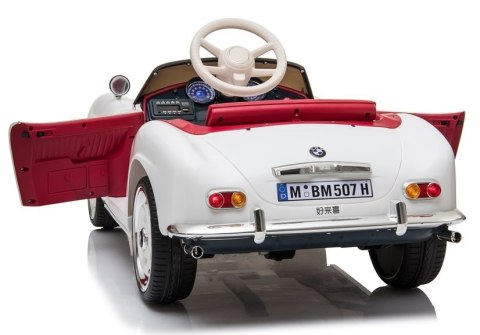 Auto na Akumulator BMW Retro Dla Dzieci Pilot Światło LED MP3 Białe