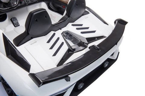 Auto na akumulator Lamborghini Aventador SX2028 LED MP3 Pilot Biały