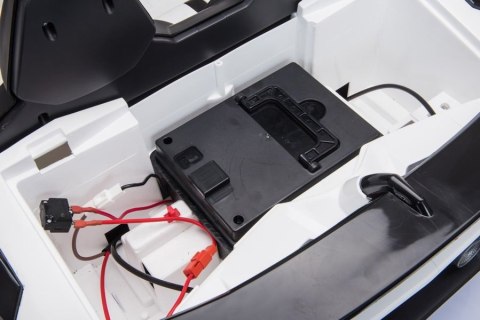 Auto na akumulator Lamborghini Aventador SX2028 LED MP3 Pilot Biały