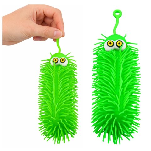 Gniotek Sensoryczny Do Odbijania Ściskania Stworek Z Frędzlami Świecący LED LEAN TOYS