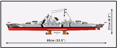 Klocki Battleship Bismarck 3204 klocków Cobi Klocki