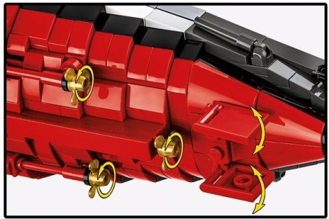 Klocki Battleship Bismarck 3204 klocków Cobi Klocki