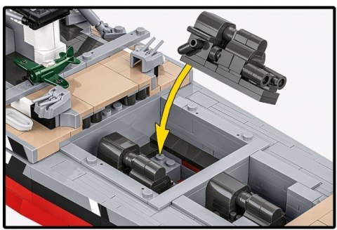 Klocki Battleship Bismarck 3204 klocków Cobi Klocki