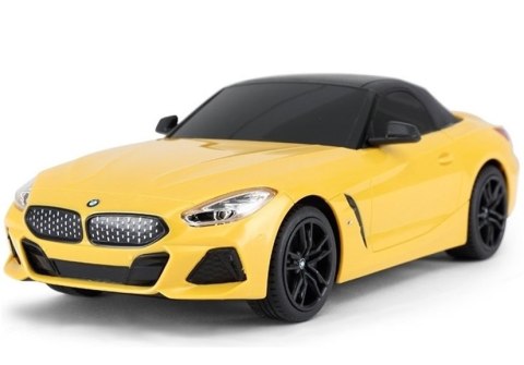 Auto Zdalnie Sterowane R/C BMW Z4 Roadster Rastar 1:18 Żółte